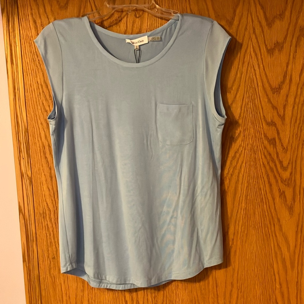 Light Blue Women's Top by Calvin Klein